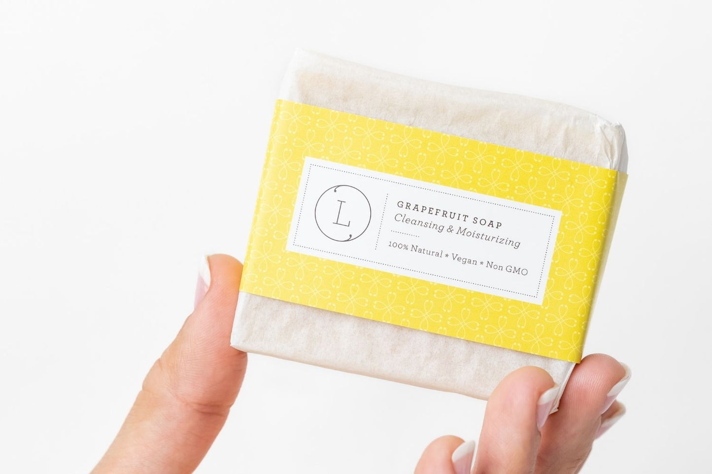 Pink Grapefruit Natural Soap Bar