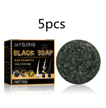 Dense Black Hair Strengthening Shampoo Bar