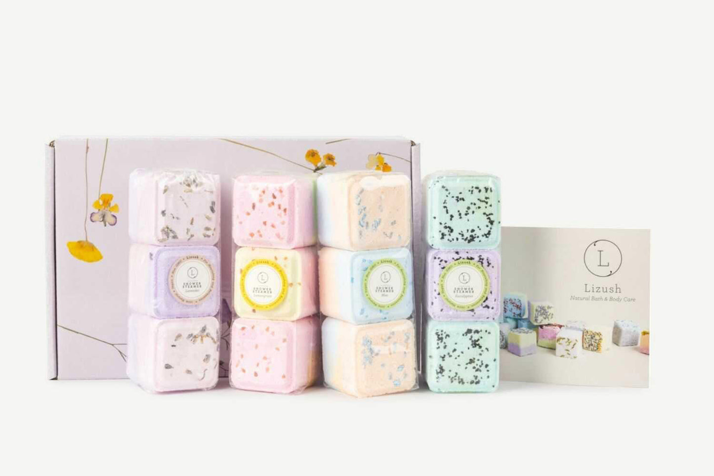 AromaFizz Shower Steamer Set - 12 Pack